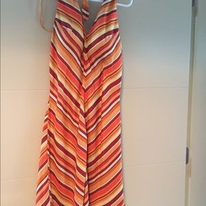 Silk halter dress